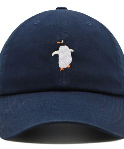 tanzender pinguin premium vaterhut gestickte baseballkappe winter 5092