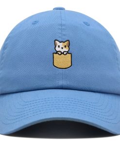 Taschenkatze Premium Vaterhut Gestickte Baseballkappe Brusttasche taschenkatze premium vaterhut gestickte baseballkappe brusttasche 2327