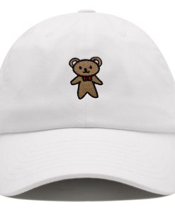 Teddybär Premium Vaterhut Gestickte Baseballkappe Schleife Braun teddybär premium vaterhut gestickte baseballkappe schleife braun 7539