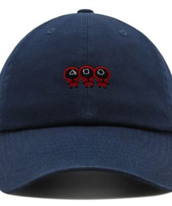 Tintenfisch Charakter Premium Vaterhut Gestickte Baseballkappe Spiel Rotes Uniform tintenfisch charakter premium vaterhut gestickte baseballkappe spiel rotes uniform 2917