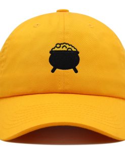 topf voll gold premium vaterhut gestickte baseballkappe mars 8384