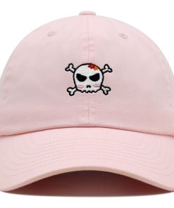 Totenkopf Premium Vaterhut Gestickte Baseballkappe Schleife Mädchenhaft totenkopf premium vaterhut gestickte baseballkappe schleife mädchenhaft 6324