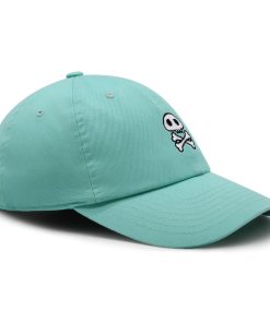 totenkopf seitliche ansicht premium vaterhut gestickte baseballkappe grunge 2358