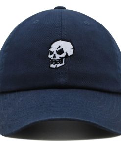 Totenkopf Seitliche Ansicht Premium Vaterhut Gestickte Baseballkappe Grunge totenkopf seitliche ansicht premium vaterhut gestickte baseballkappe grunge 5015