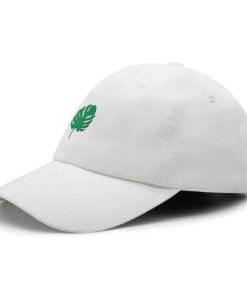 tropisches palmblatt premium vaterhut gestickte baumwoll baseballkappe baum 3286