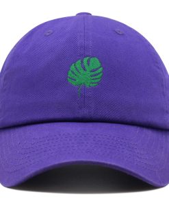 tropisches palmblatt premium vaterhut gestickte baumwoll baseballkappe baum 4512