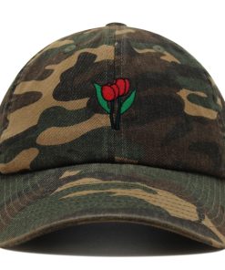 tulpen premium vaterhut gestickte baseballkappe blume pflanze 6447