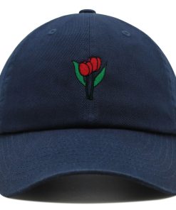 tulpen premium vaterhut gestickte baseballkappe blume pflanze 7944