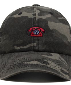 vintage telefon premium vaterhut gestickte baseballkappe old school 5531