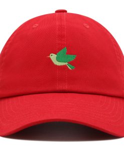 vogel premium vaterhut gestickte baseballkappe grün 3169