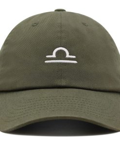 waage premium vaterhut gestickte baumwoll baseballkappe sternzeichen 2760