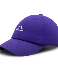 waage premium vaterhut gestickte baumwoll baseballkappe sternzeichen 6498