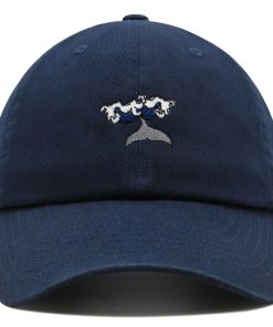 wal premium vaterhut gestickte baseballkappe welle ozean 4436