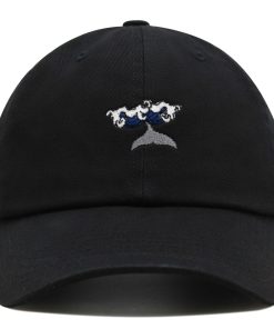 wal premium vaterhut gestickte baseballkappe welle ozean 4862