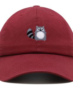 Waschbär Premium Vaterhut Gestickte Baseballkappe Niedlicher Zoo waschbär premium vaterhut gestickte baseballkappe niedlicher zoo 4896