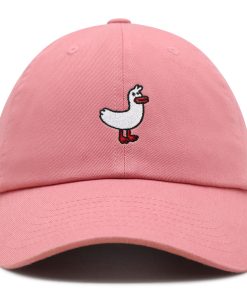 Weiße Gans Premium Vaterhut Gestickte Baseballkappe Niedlicher Schwan weiße gans premium vaterhut gestickte baseballkappe niedlicher schwan 1822