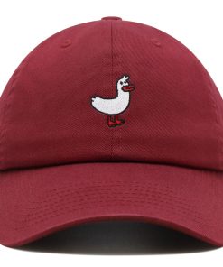Weiße Gans Premium Vaterhut Gestickte Baseballkappe Niedlicher Schwan weiße gans premium vaterhut gestickte baseballkappe niedlicher schwan 5492