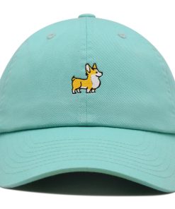 welsh corgi premium vaterhut gestickte baseballkappe welpen 8324