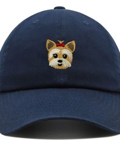 Yorkshire Terrier Premium Vaterhut Gestickte Baseballkappe Welpe Yorkie yorkshire terrier premium vaterhut gestickte baseballkappe welpe yorkie 4365