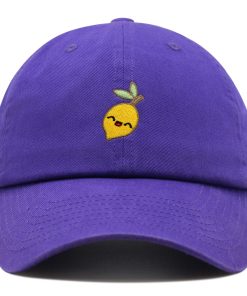 Zitrone Premium Vaterhut Gestickte Baseballkappe Vegan Gemüse zitrone premium vaterhut gestickte baseballkappe vegan gemüse 6012