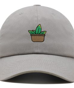 aloe pflanze premium vaterhut gestickte baseballkappe mit topf design 6836