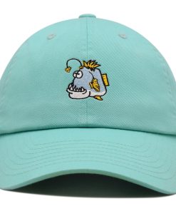 anglerfisch premium vaterhut gestickte baseballkappe mit lustigem design 1847