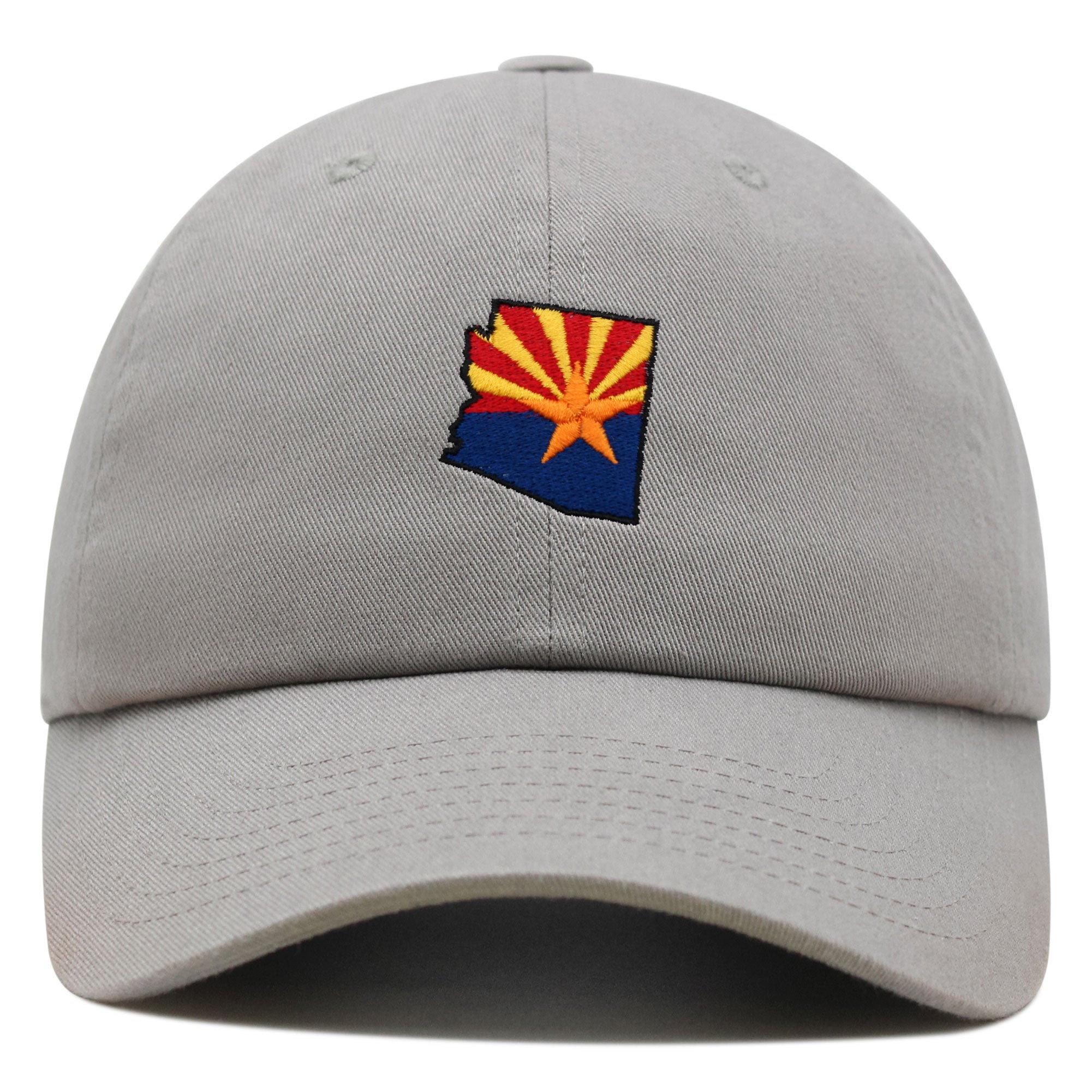 Arizona Flagge Premium Vaterhut Gestickte Baseballkappe mit Tucson und Phoenix