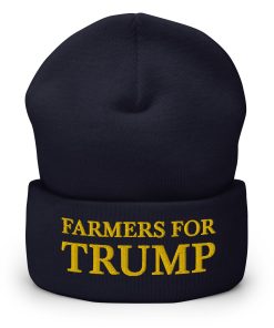 bauern für trump bestickte warme winter umgeschlagene hut trump beanie 1275