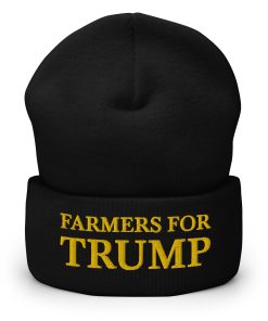 bauern für trump bestickte warme winter umgeschlagene hut trump beanie 3160