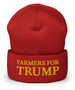 bauern für trump bestickte warme winter umgeschlagene hut trump beanie 4433
