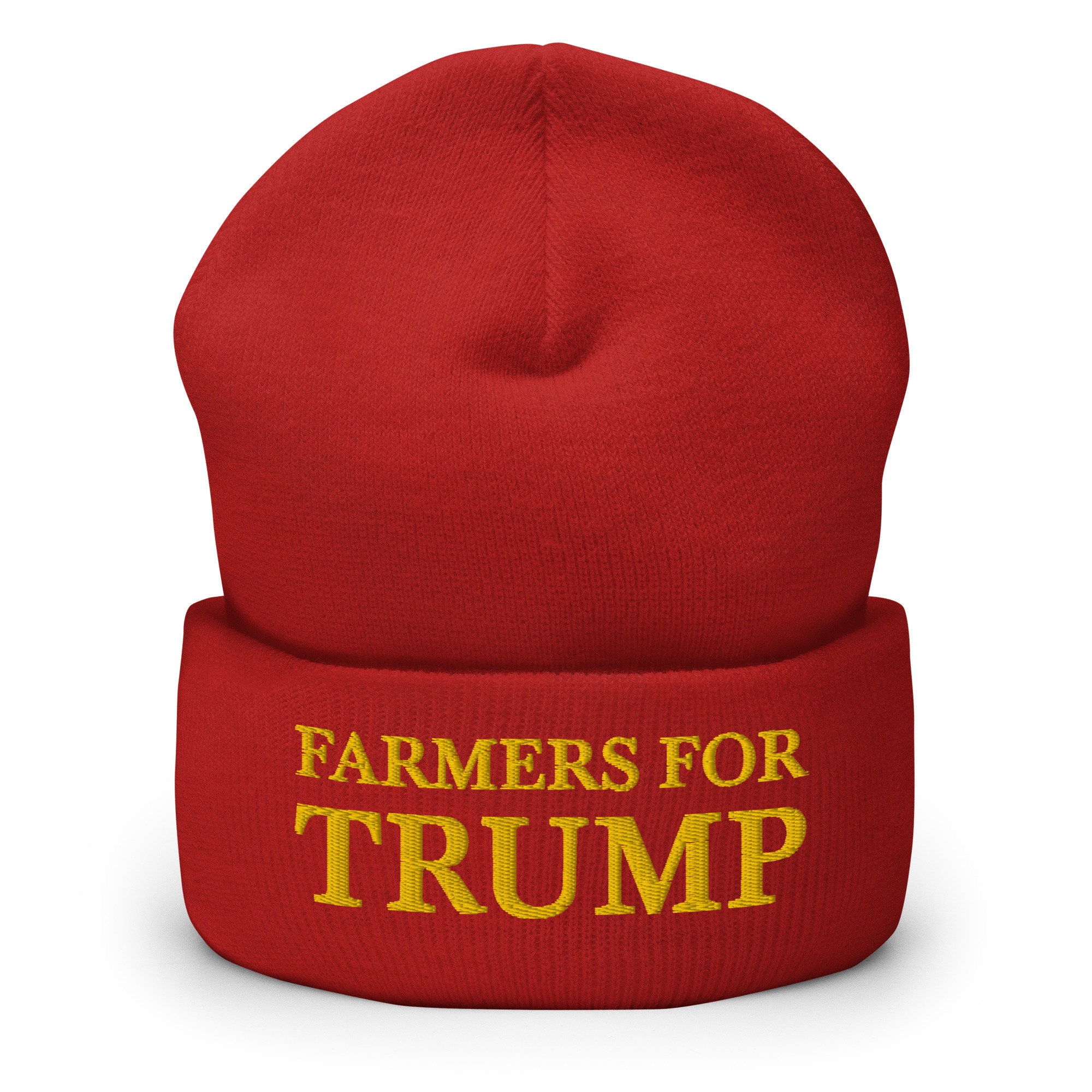 bauern für trump bestickte warme winter umgeschlagene hut trump beanie 4433