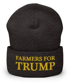 bauern für trump bestickte warme winter umgeschlagene hut trump beanie 8968