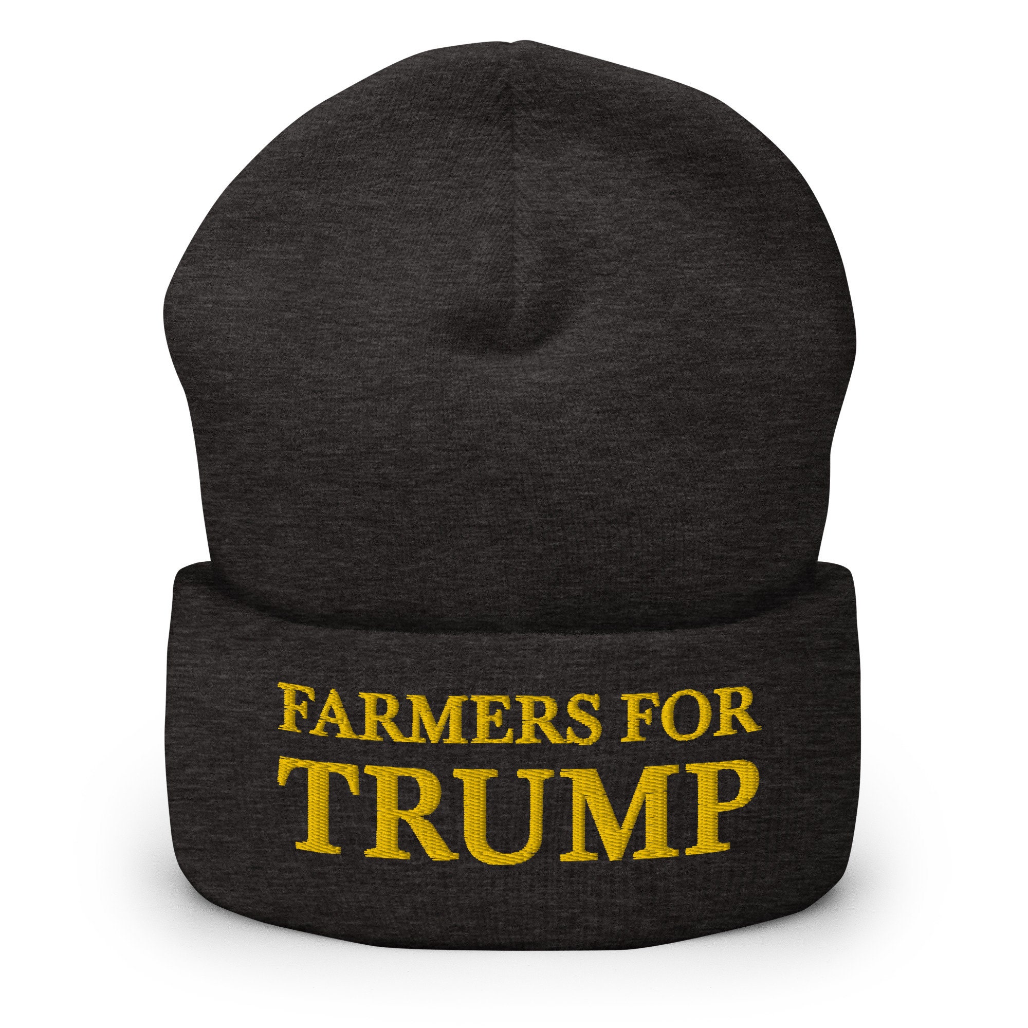 bauern für trump bestickte warme winter umgeschlagene hut trump beanie 8968