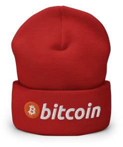bitcoin logo bestickte warme winter umgeschlagene hut bitcoin geschenk 2653
