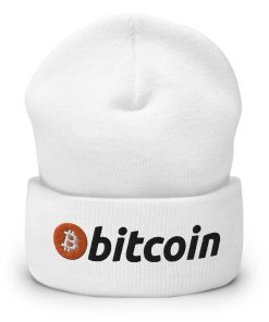 bitcoin logo bestickte warme winter umgeschlagene hut bitcoin geschenk 3982