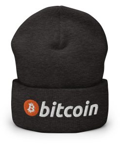 bitcoin logo bestickte warme winter umgeschlagene hut bitcoin geschenk 6403