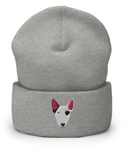 bullterrier bestickte warme umgeschlagene hut bullterrier liebhaber geschenk 4704