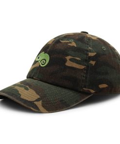 chamäleon premium vaterhut gestickte baseballkappe mit amazonas dschungelmotiv 2218