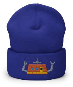 chopper bestickte warme winter umgeschlagene hut 4358