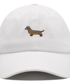 Dachshund Premium Vaterhut Gestickte Baseballkappe mit Welpen Design dachshund premium vaterhut gestickte baseballkappe mit welpen design 1654
