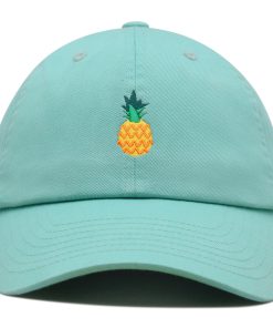 Einfacher Ananas Premium Vaterhut Gestickte Baumwoll Baseballkappe mit klassischer Frucht einfacher ananas premium vaterhut gestickte baumwoll baseballkappe mit klassischer frucht 7878