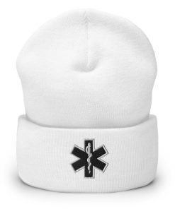 emt schwarz symbol bestickte warme winter umgeschlagene hut rettungssanitäter hut 1393