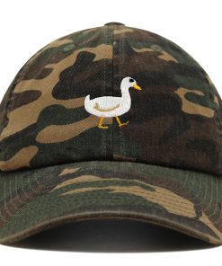 Ente Premium Vaterhut Gestickte Baseballkappe mit Vogel See Motiv ente premium vaterhut gestickte baseballkappe mit vogel see motiv 4076