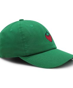 Erdbeere Premium Vaterhut Gestickte Baumwoll Baseballkappe für Foodies erdbeere premium vaterhut gestickte baumwoll baseballkappe für foodies 7909