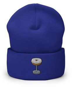 Espresso Martini Bestickte Warme Winter Umgeschlagene Hut Cocktail Beanie espresso martini bestickte warme winter umgeschlagene hut cocktail beanie 4020