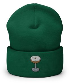 Espresso Martini Bestickte Warme Winter Umgeschlagene Hut Cocktail Beanie espresso martini bestickte warme winter umgeschlagene hut cocktail beanie 8600