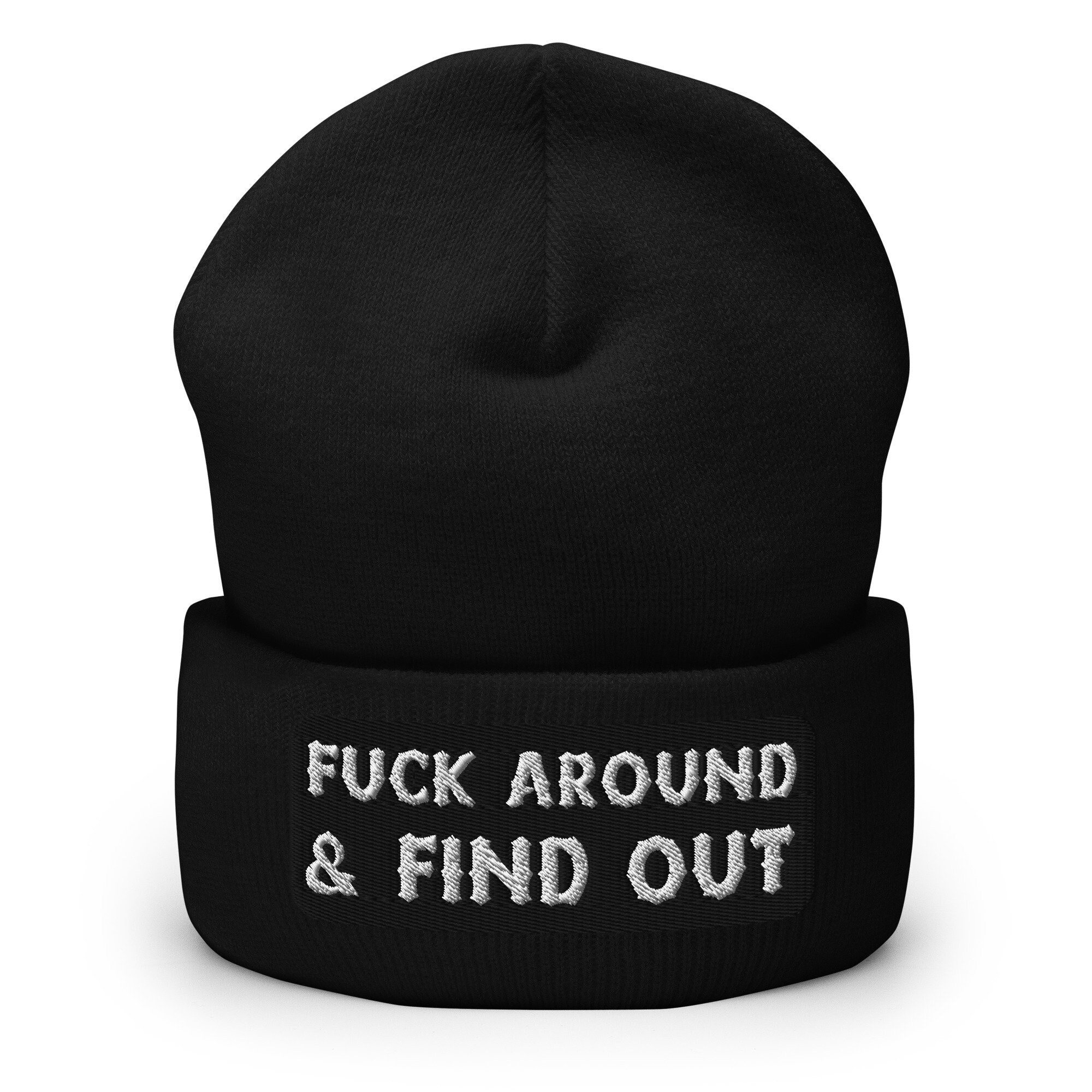 Fck Around And Find Out Bestickte Warme Winter Umgeschlagene Hut fck around and find out bestickte warme winter umgeschlagene hut 3959