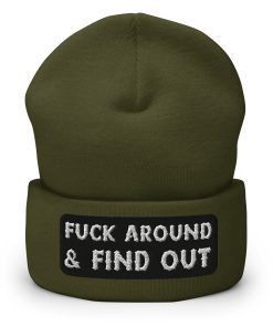 Fck Around And Find Out Bestickte Warme Winter Umgeschlagene Hut fck around and find out bestickte warme winter umgeschlagene hut 7587