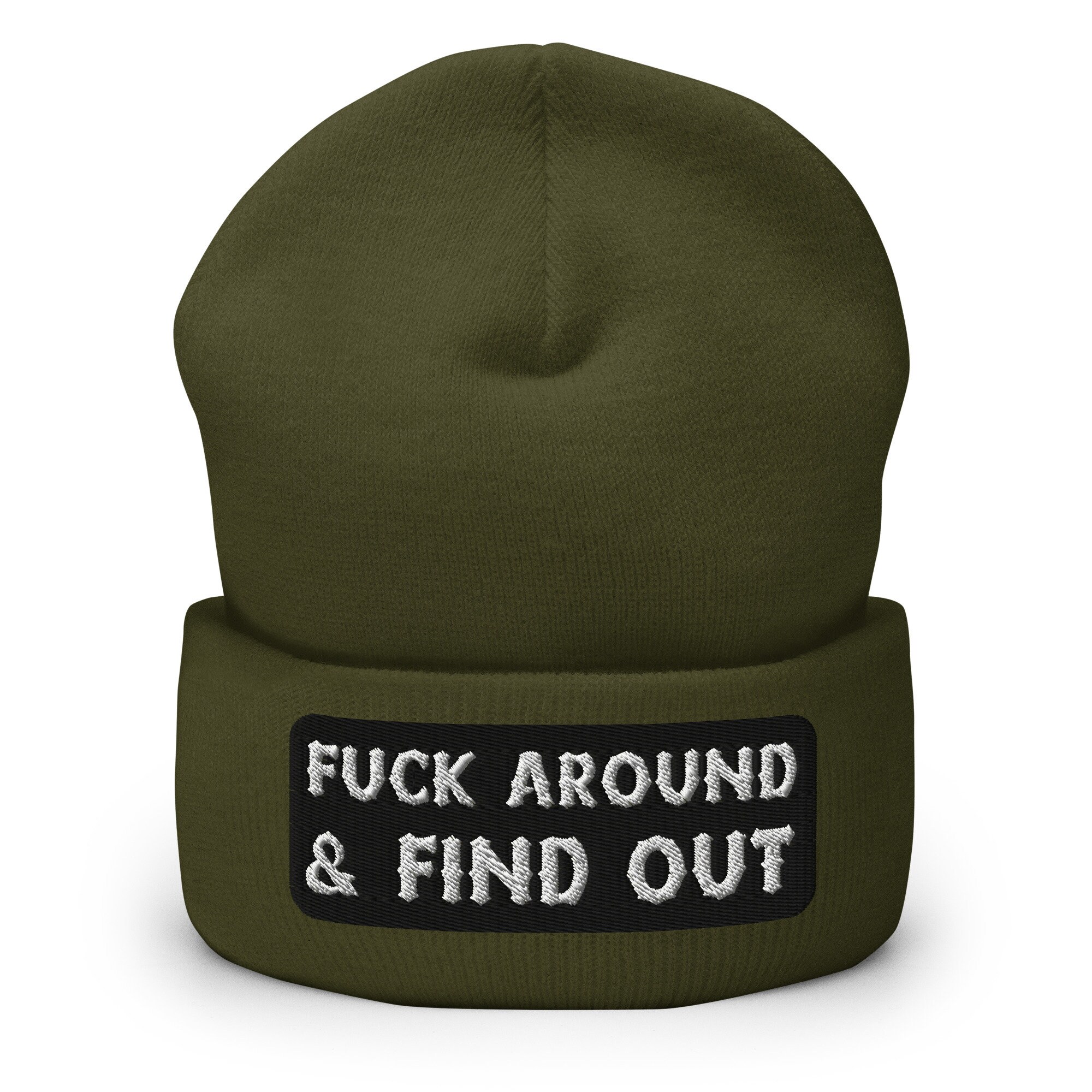 Fck Around And Find Out Bestickte Warme Winter Umgeschlagene Hut fck around and find out bestickte warme winter umgeschlagene hut 7587