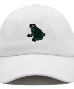 frosch premium vaterhut gestickte baseballkappe mit teichmotiv 3245